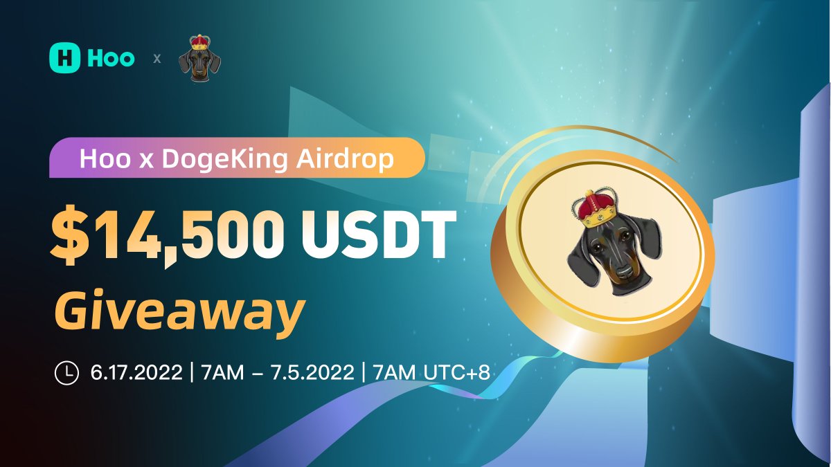 Hoo_exchange's tweet photo. 🔥 $Dogeking will soon be LIVE for Spot Trading! @DogeKingEN
1️⃣ $10,500 USDT will be airdropped to users who hold  $Dogeking in their spot account! 
2️⃣ Deposit to earn from $3,000 USDT prize pool!
3️⃣ Register Now &amp; share the $1,000 USDT prize pool!

#Airdrop #Giveaway #dogeking https://t.co/Pc40IacOZK