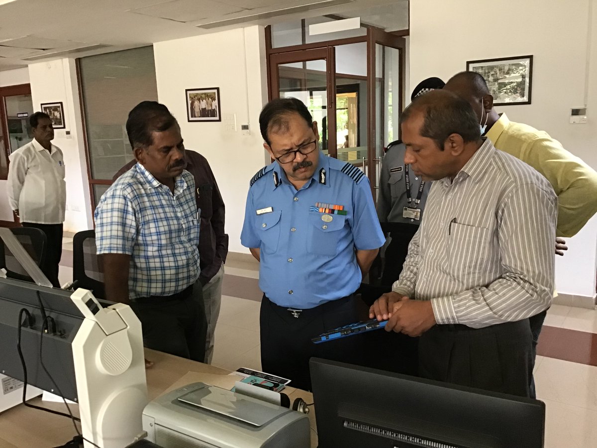 hinudi's tweet photo. On 13th June, Group Captain Prasun Basu, Director Air Force Libraries visited our library to perceive the various library services extended to library user community. https://t.co/OuSFpu17E3