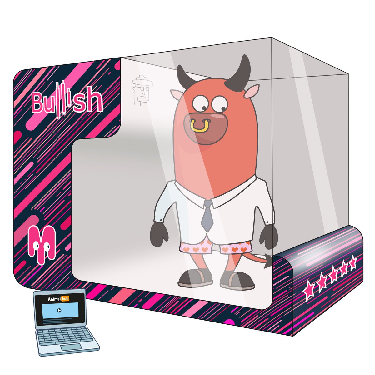 hornymals's tweet photo. It's REVEAL DAY at the @hornymals

Feeling #Bullish 

Owning Hornymals give you access for @deedsoftheworld using the STARS on the boxes 🤫

#NFTcommunitiy #nftreveal #nftpass https://t.co/JbbSr8Q0tq
