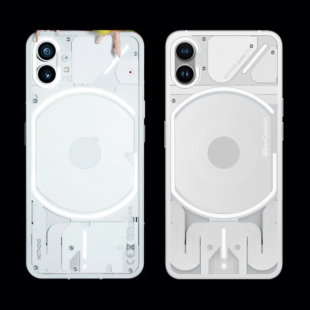 BenGeskin's tweet photo. Nothing Phone (1)
Official vs Concept https://t.co/BH6RmaQhCU
