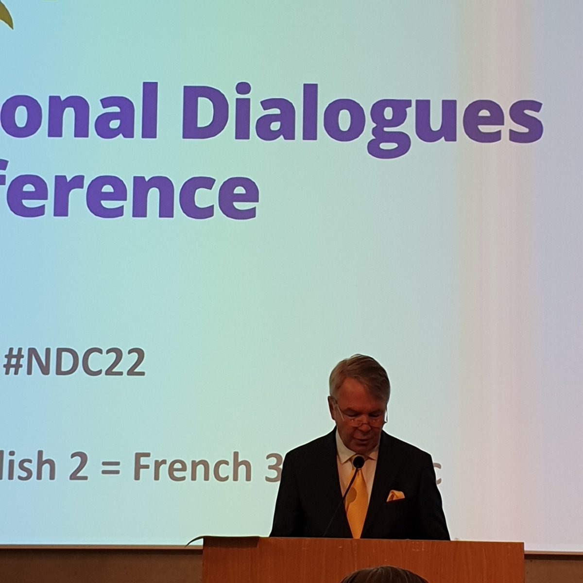 #NDC22 Min Haavisto of Finland points to the importance of debating the meaning of Neutrality in 2022 #ISS