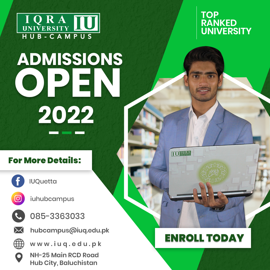 IUQuetta's tweet photo. Do you have questions about your dream program? We're here to answer your questions!
Start this summer with your dream program at IU Hub

Apply here: https://t.co/VSGvl8T2lf

#IqraUniversityHub #EligibilityCriteria #SummersAdmissions #IUHUB #IUHubAdmissions #IUHubCampus https://t.co/YralyObPmx