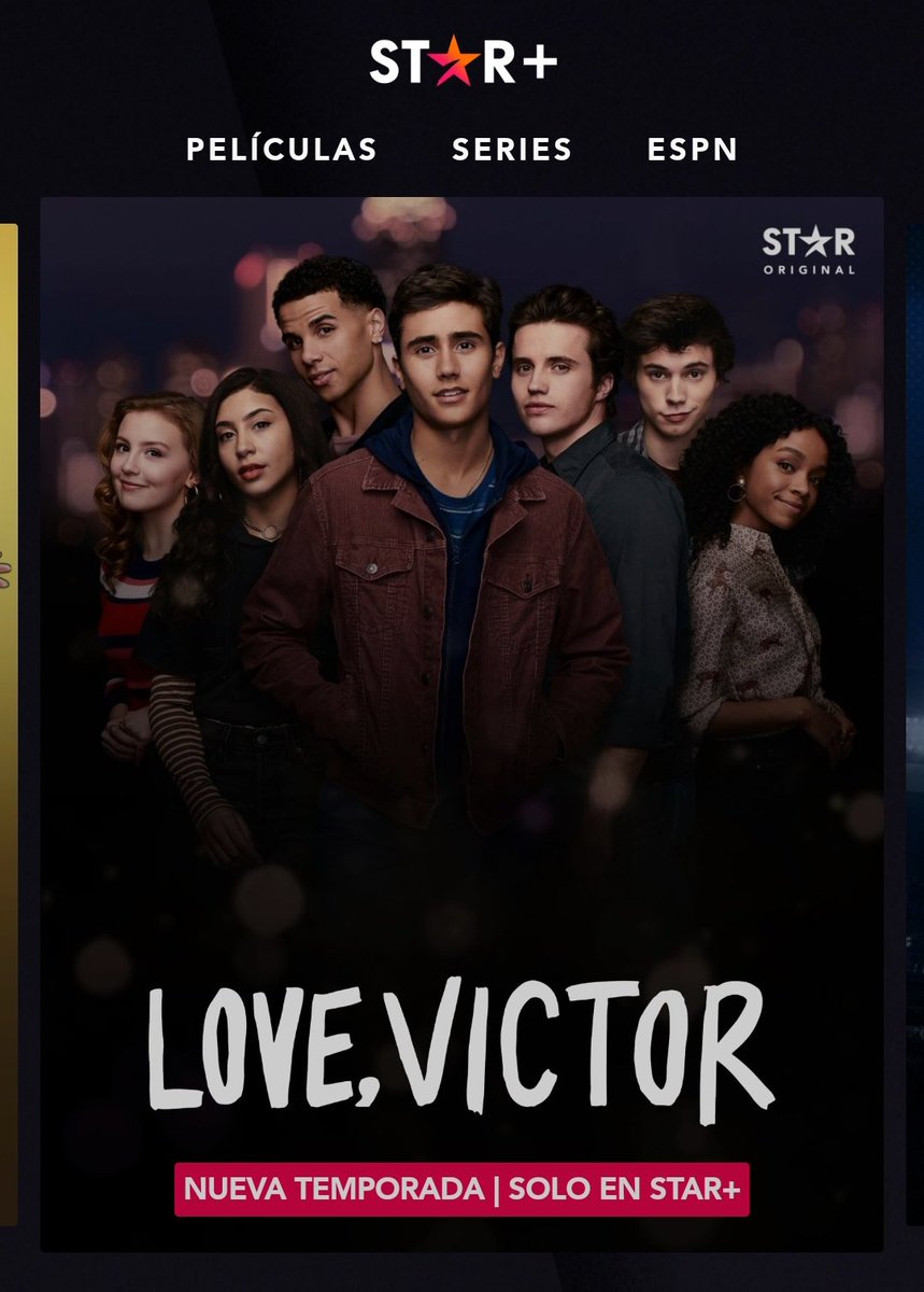 LoveVictorFPage's tweet photo. La espera terminó...
¡¡La 3ra temporada ya se encuentra disponible en @StarPlusLA !! 👀❤️
#LoveVictor https://t.co/kTj6agadk4