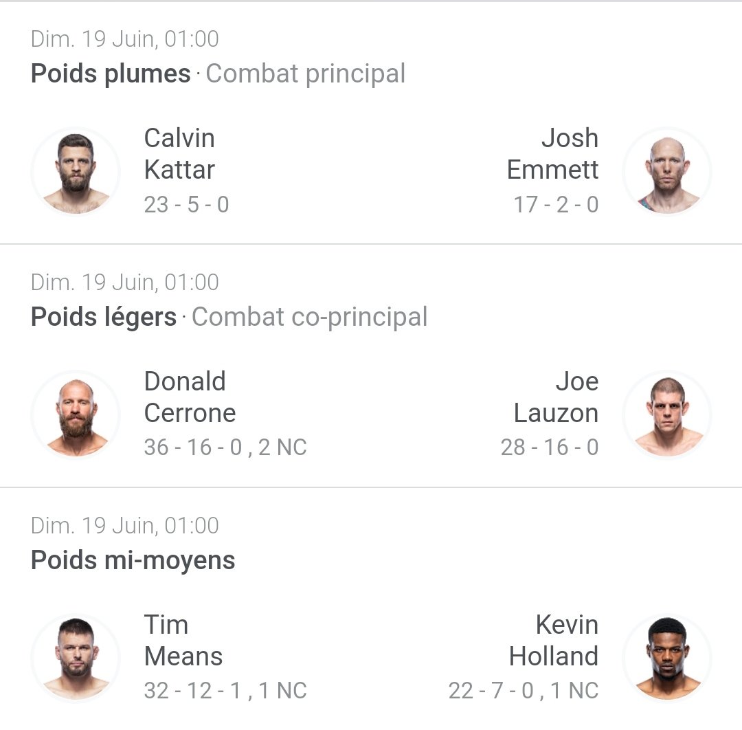 Fight_france's tweet photo. 📅 Programme de la semaine 

UFC https://t.co/quFC5pVp2D