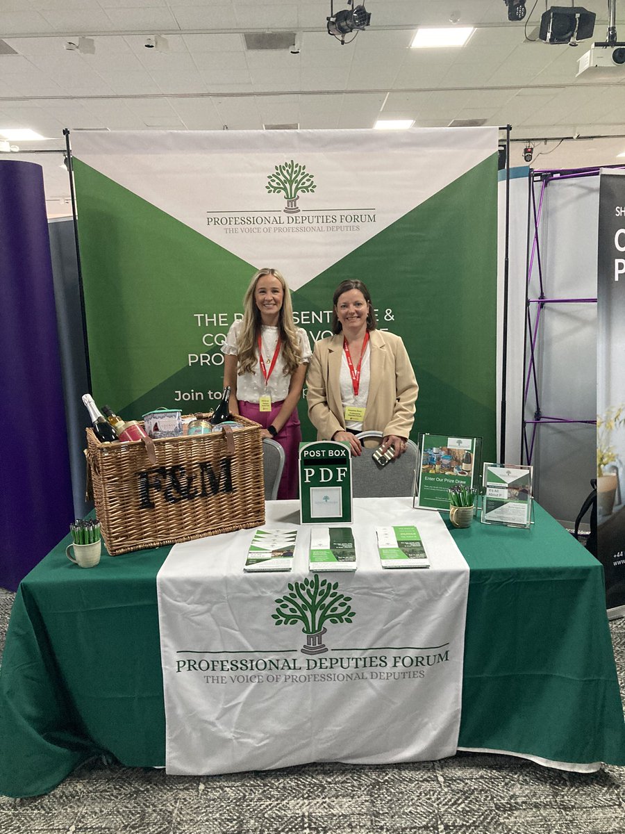 Representing the <a href="/ForumDeputies/">Professional Deputies Forum</a> at the <a href="/BABICMorg/">BABICM</a> conference today in Nottingham with <a href="/SamanthaBossi/">Samantha Bossi</a>. Come and say hello! 👋🏼