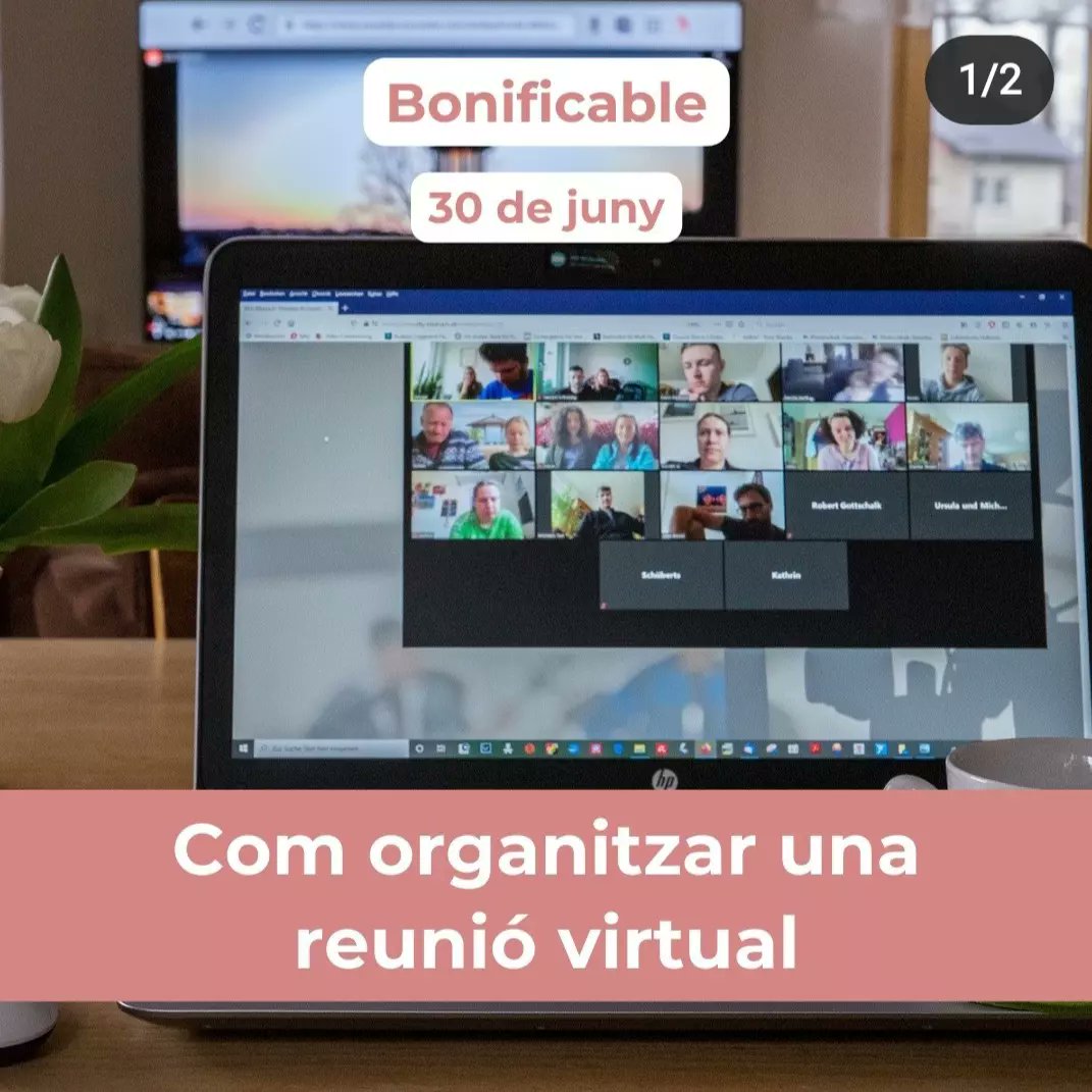 cvanoosterzee's tweet photo. Curs semi-presencial sobre com gestionar reunions virtuals amb èxit que imparteixo amb @formacio_FECC 30 juny, 1, 5, 7, 8 juliol 2022.
Enllaç: https://t.co/Hrz7OFYw8V
Celebrem les reunions virtuals!
#formacio #softskills #habilitats #reunions https://t.co/pREdjdkgi0