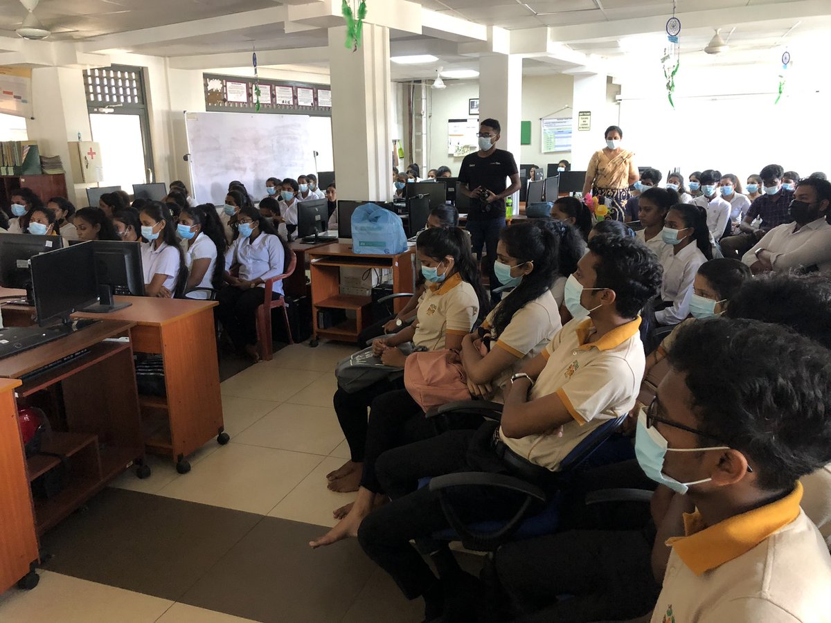 BuduMalli's tweet photo. My audience for today’s #ITYahamaga workshop at #Chilaw Youth Center. Students expressed that they felt inadequate because it was the first time they heard abt the subject
#DigitalSecurity #SocialMedia #PrivacyAndSecurity #PersonalData #DigitalLK #SriLanka #Youth @SarvodayaFusion https://t.co/zDGO73WaQ9