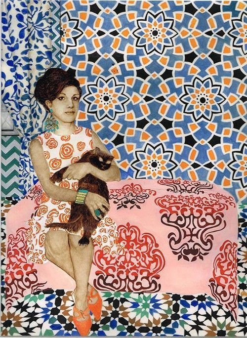 Soheila Sokhanvari is an Iranian-born artist whose work weaves layers of political histories and mysterious narratives  #WomensArt