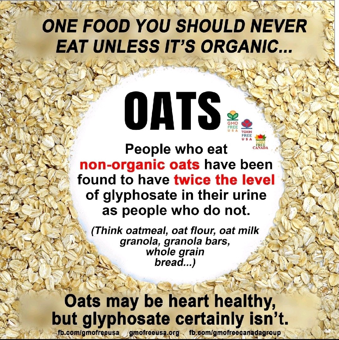 Shocking statistic for all of us who like our porridge. 

Thankfully I am  fan of <a href="/FlahavansIRL/">Flahavan's Porridge</a> 

#organicfarming 
#oats