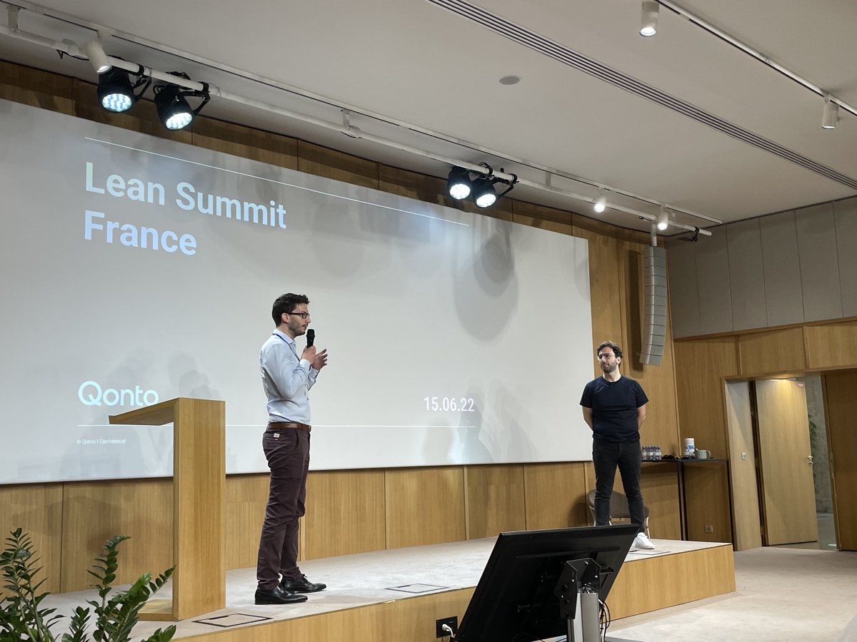C’est reparti pour un deuxième jour qui s’annonce passionnant avec le témoignage de Steve Anavi de ⁦<a href="/getqonto/">Qonto</a>⁩

Voyage dans la fintech et un nouveau  au cas d’application 

Merci Steve !

#LeanSummit #Lean <a href="/INST_LEANFRANCE/">INSTITUT LEAN FRANCE</a> ⁦<a href="/LeanGlobal/">Lean Global Network</a>⁩