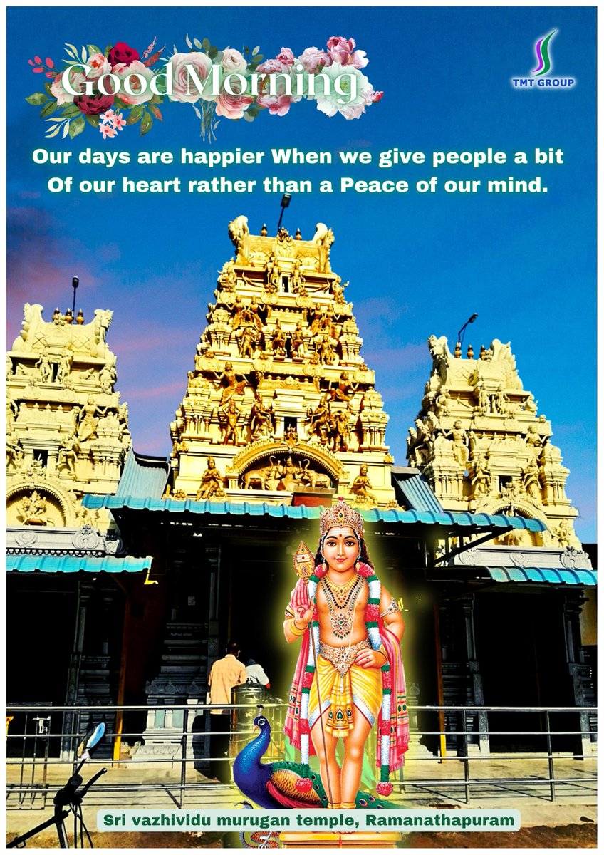 TMTDevelopers's tweet photo. #goodmorning #muruganthunai #tmtgroup #lordmurugantemple https://t.co/XXGy7L4BcW