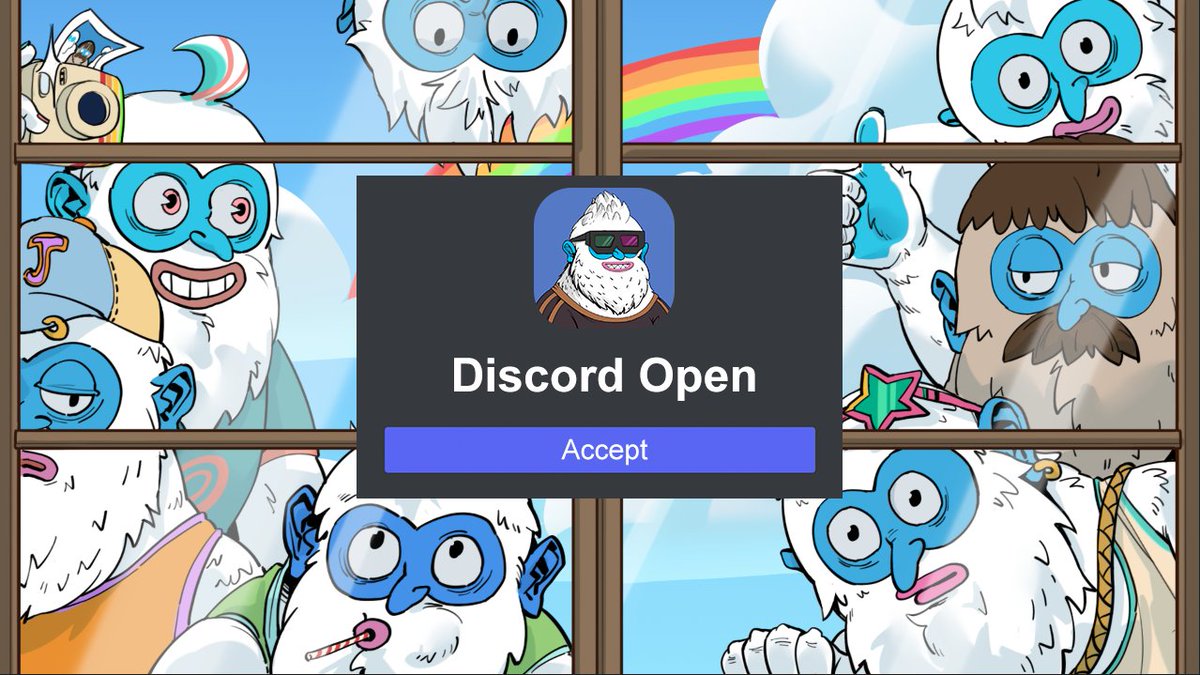 Wen Discord?
Now Discord!

WL for 1st, 5th, 10th, 15th, 20th, 25th, 30th, 35th, 40th, 45th, 50th to join✌️

discord.gg/jollyyetinft

#NFTCommunity #yeahti #SolanaNFT