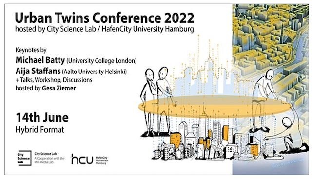 jmichaelbatty's tweet photo. More than One Digital Twin: yesterday talk HafenCity Universitat Hamburg Digital Twins  https://t.co/VS2W8Y0tZ3   NO POWERPOINT. Like the old days even before overhead slides. Long story. For those there, apologies here PDF to download https://t.co/nzM17q3ssZ https://t.co/n5r0txas1H