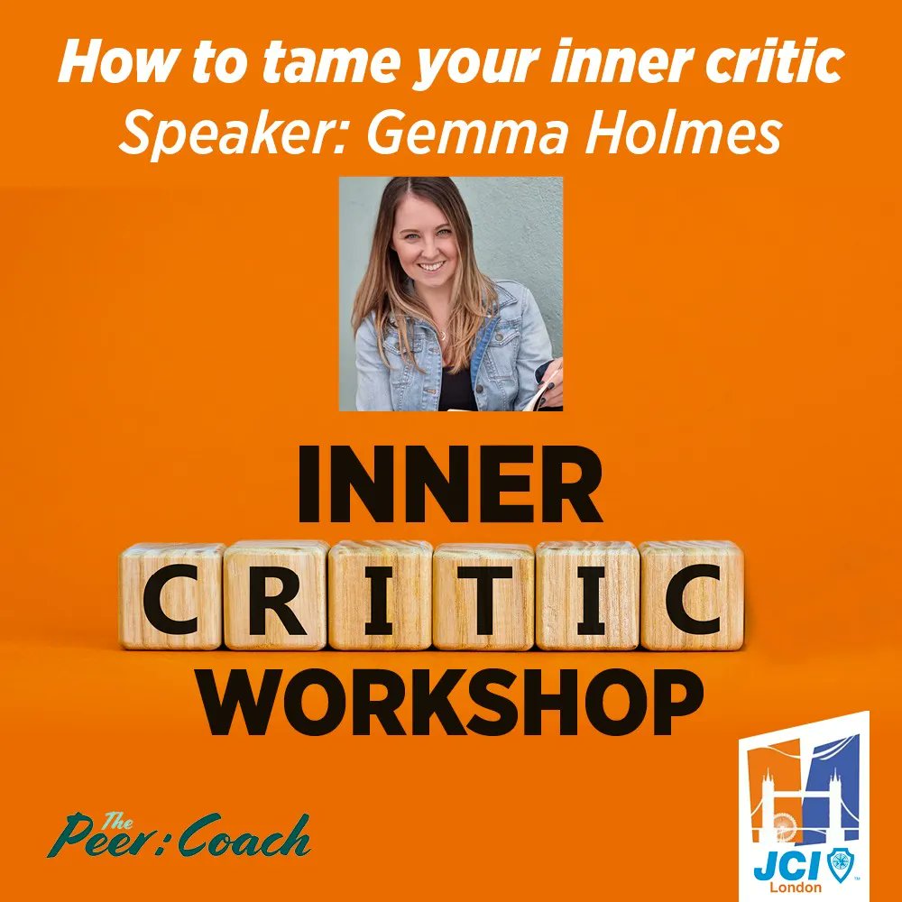 We're excited to announce the Inner Critic Workshop on 29 June with The Peer Coach, Gemma Holmes!
JCI members will receive a special discount code in this week's newsletter, so keep an eye on your inbox!
Follow the link for more information -&gt; buff.ly/3Odig5n