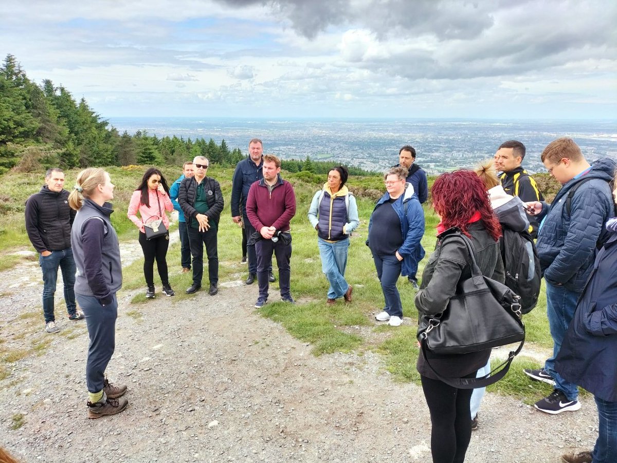InterregPROGRE1's tweet photo. .@interregeurope #PROGRESS meeting in Ireland was completed with site visits on #ecosystemservices to #FernhillPark @dlrcc and to #TinockForest #DublinMountainsMakeOver @coilltenews @DubMountains visiting areas analised for #greeninfrastructure by @creaf_ecologia #pilotaction https://t.co/ReRPfZMcq9