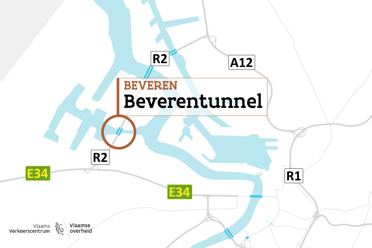 Maatschappijlso's tweet photo. ⚠️ Opgelet! De komende nachten zijn er onderhoudswerken in de Beverentunnel. De #Beverentunnel is op 15 juni in de richting van Nederland afgesloten tussen 20 en 6 uur. Op 16 juni is de koker richting Gent aan de beurt. Verkeer wordt telkens omgeleid langs de #Kallosluis. https://t.co/xBfD19VwGT