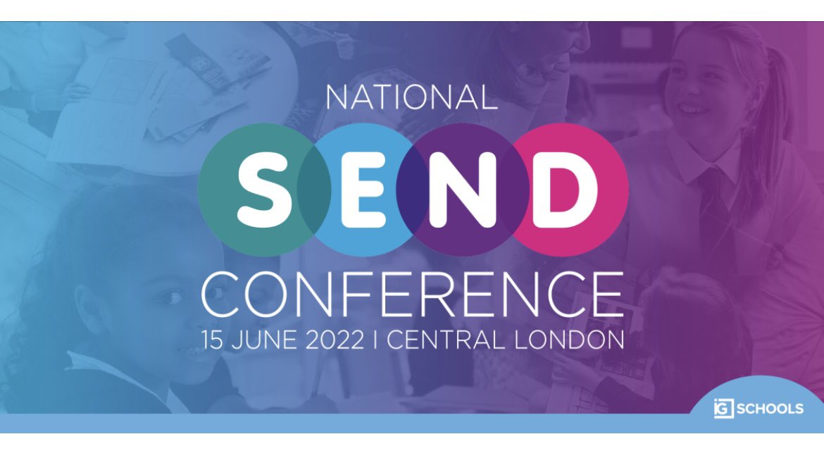 Looking forward to networking and gaining ideas and strategies at the National SEND Conference today <a href="/SENDConf/">National SEND Conference 2022</a>
