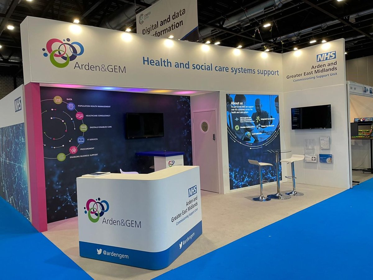 ardengem's tweet photo. The stand looks great!

Come and see us today @ConfedExpo on stand E29 where you can see live demonstrations of our PHM portal, and meet our subject matter experts from BI, Healthcare Solutions, IT and Procurement.

#ICS #NHSit #NHSData #NHS #NHSprocurement #NHSsolutions #NHSics https://t.co/qp55OXAnrj