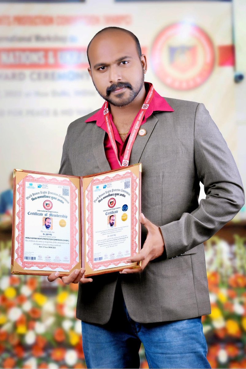 StunterJo's tweet photo. Achieved Doctorate in Kalaripayattu ( HONORIS CAUSA ) from W.H.R.P.C. approved by the Ministry of External Affairs, UNESCO, British Council, IAEA and United Nation.
#MinistryOfExternalAffairs 
#worldhumanrightsprotectioncommission 
#UNESCO 
#UnitedNations 
#BritishCouncil  
#IAEA https://t.co/Jdl6rJpzU7