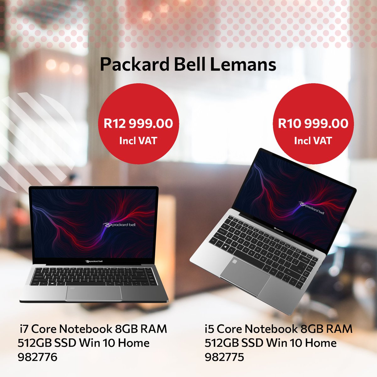 We’ve got exactly what you need for #WorkSchoolLife with the Packard Bell Lemans series. Shop here: bit.ly/3x0oLBR 

#BidvestWaltons #UseWaltonsOnline
