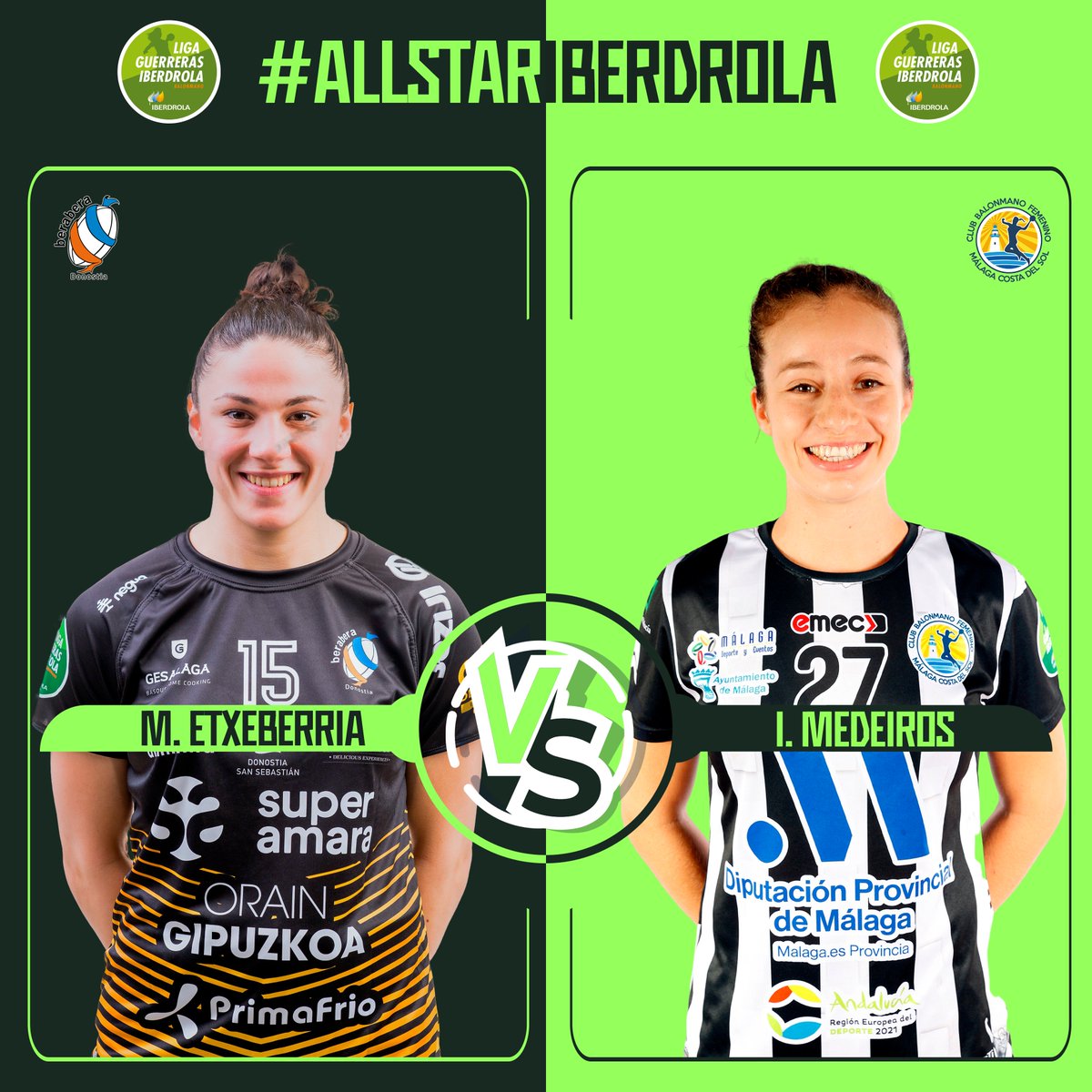 ⭐️ #AllStarIberdrola 𝟐𝟎𝟐𝟏/𝟐𝟎𝟐𝟐 - 𝑴𝑬𝑱𝑶𝑹 𝑬𝑿𝑻𝑹𝑬𝑴𝑶 𝑫𝑬𝑹𝑬𝑪𝑯𝑶

♻️ RT: <a href="/maitane_97/">Maitane Etxeberria</a> 
❤️ Me gusta: <a href="/isamedeiros77/">Isabelle Medeiros</a> 

#LigaGuerrerasIberdrola #SheLovesHandball