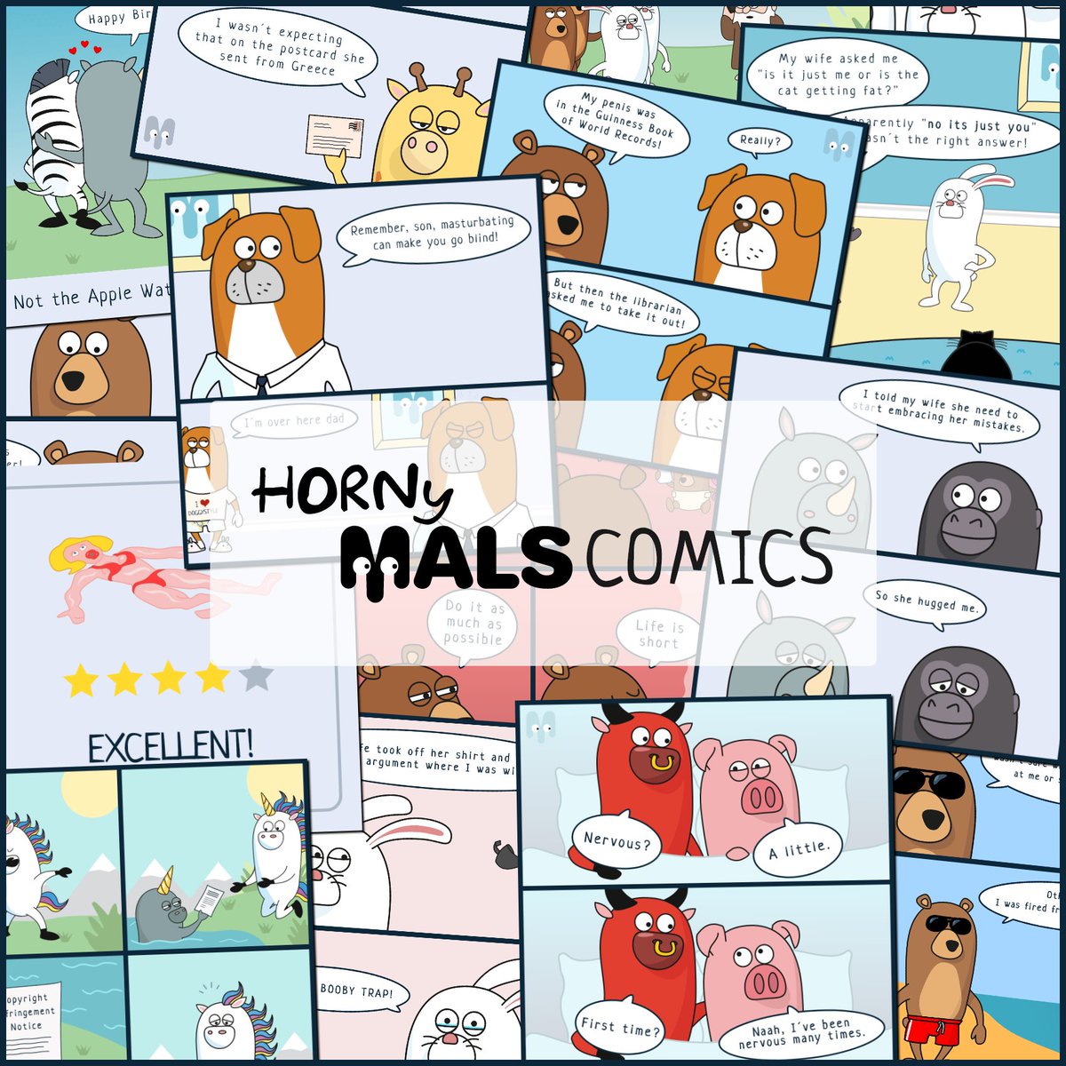 hornymals's tweet photo. The free Hornymals Comics drop is out...

https://t.co/xdMeAv57M7

The buy option is open during HUMP DAY (Wednesday)... first come, first serve!!!

#nftfun #nftcomics #NFTCommunity https://t.co/fMdwUj7Og7