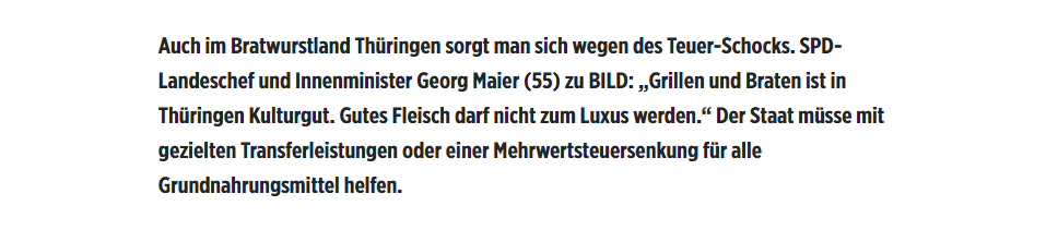 grensgang's tweet photo. Bratwurst noch ein Euro teurer und aus Politik kommt erste Forderung nach Grundrecht auf Grillgut im Grundgesetz. https://t.co/CZJ9RYMRtG