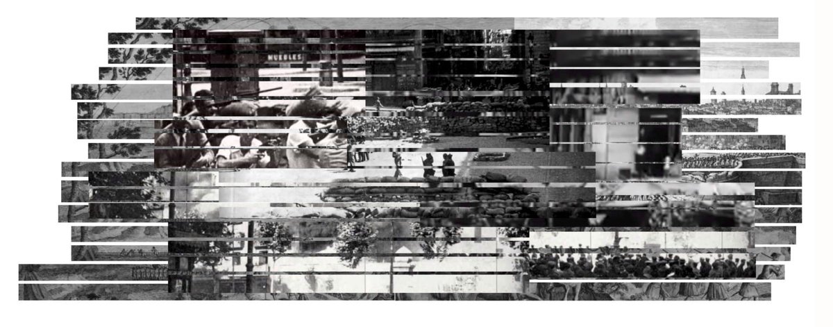 Anem tancant difusió de la #masala83 amb «La bretxa de Sant Pau», escrit de l'Albert Caballero Gordilla (<a href="/prbacterio/">Profesor Bacterio</a>) sobre un racó del Raval amb forta càrrega històrica i simbòlica, especialment del 36, il·lustrat amb aquest collage d'<a href="/AlmirallSerra/">Aidà</a>.
masala.cat/la-bretxa-de-s…