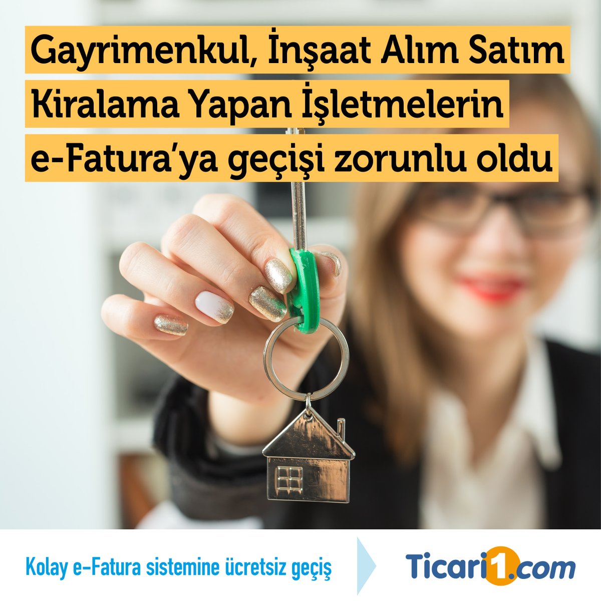 Siz de Ticari1 ile kolayca ve hemen e-Fatura'ya geçebilirsiniz. Hem de çok uygun fiyatlarla..
Satış destek hattı Tel: 0850 255 16 35
ticari1.com
#ticari1 #efatura #earşiv #eticaret