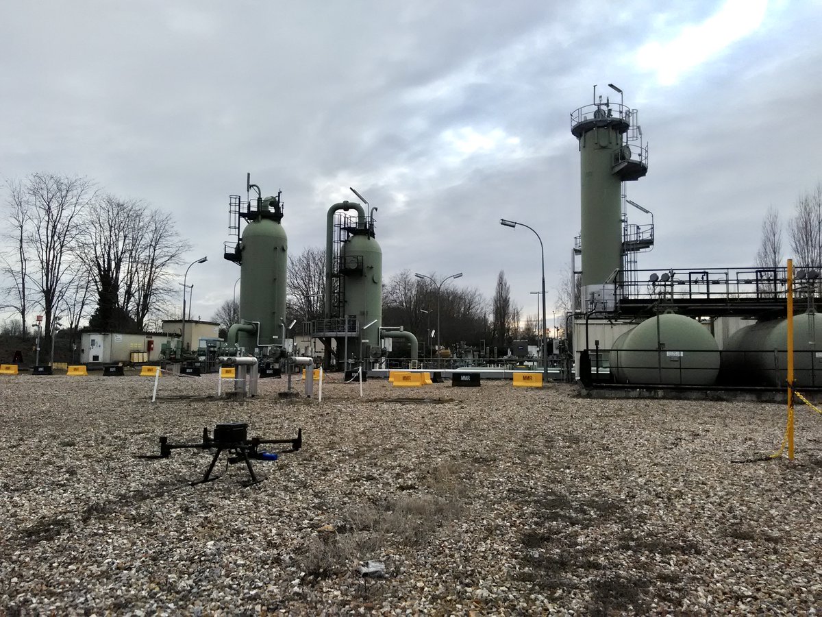 St illiers prend de la hauteur ! Un pilote de mesure des émissions de méthane a été réalisé par un #drone💡 L'objectif de cette méthode : améliorer le suivi des émissions de méthane pour répondre aux engagements pris par <a href="/Storengy/">Storengy</a> dans le cadre de l’OGMP 2.0🔍