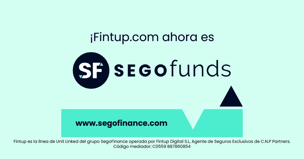 fintup's tweet photo. 📣 Como ya sabes, ¡https://t.co/PzagbjD8c5 ahora es SegoFunds!

A partir de ahora, unificamos las marcas dentro de SegoFinance para ofrecerte una mayor propuesta de inversión dentro de una misma plataforma. https://t.co/11acqQJjYG