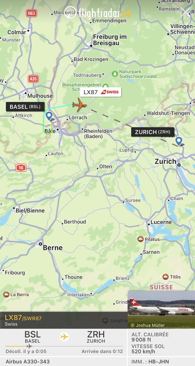 AeroGazette's tweet image. ❗️Retour à la normale et reprise du trafic dans le ciel suisse🇨🇭

🔸Panne informatique du service de la navigation aérienne #Skyguide vers 6h30 AM, désormais résolue
🔸Les vols long-courriers déviés sur des aéroports frontaliers (Lyon, Milan, Bâle, …) redécollent

@skyguide