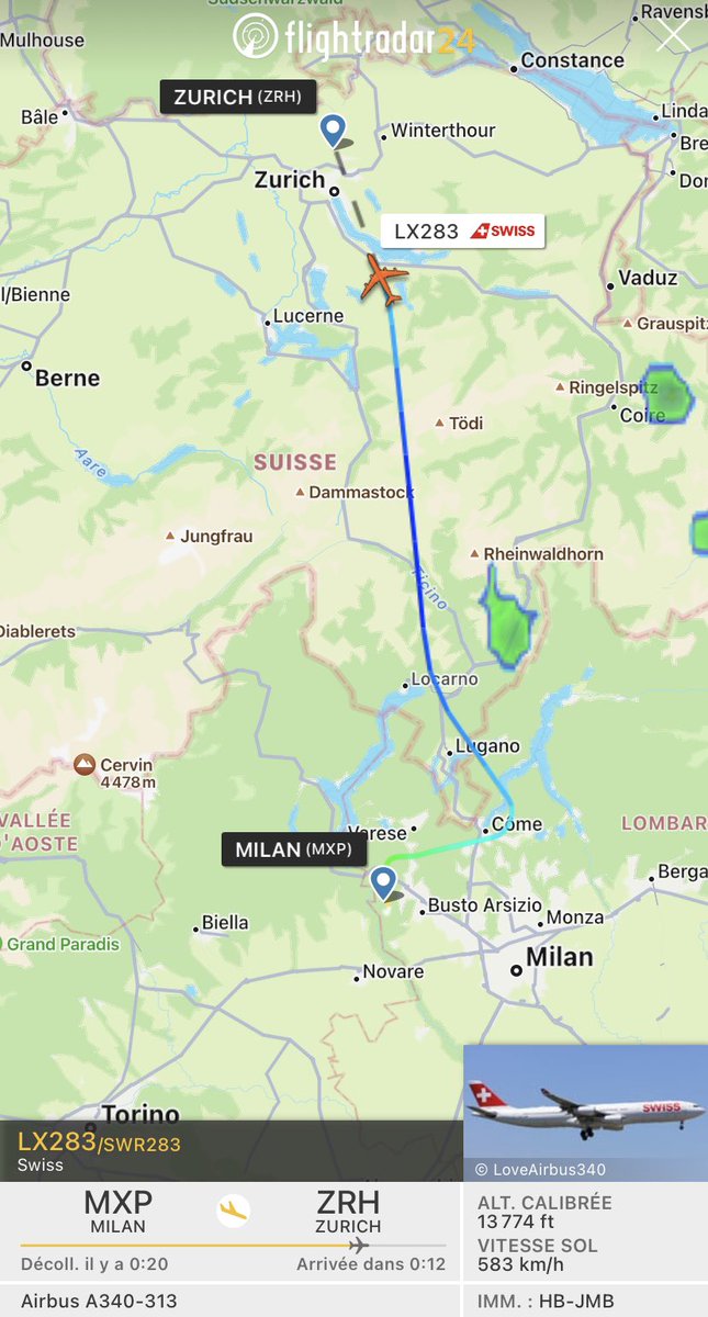 AeroGazette's tweet image. ❗️Retour à la normale et reprise du trafic dans le ciel suisse🇨🇭

🔸Panne informatique du service de la navigation aérienne #Skyguide vers 6h30 AM, désormais résolue
🔸Les vols long-courriers déviés sur des aéroports frontaliers (Lyon, Milan, Bâle, …) redécollent

@skyguide