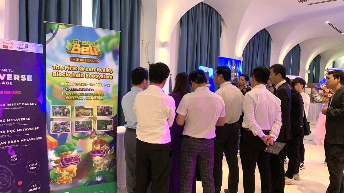 @Green_Beli joined TechFest in Vietnam this year to enter Metaverse Village! 

We ♥️Green Metaverse - Bridging the gap between blockchain and the real world with #plant2earn #Metaverse #greenbeli