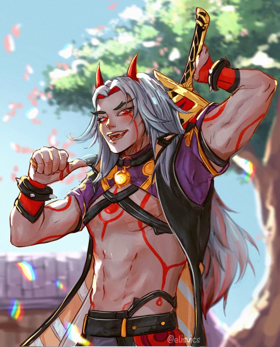 ElisvicsNft's tweet photo. hi everyone! this spring was sad, but my mood is better now :)) my recent genshin fan art. yep, it can be called a sad drawing 😂

#GenshinImpact #aratakiitto #xiao https://t.co/zYZmlOIfXT