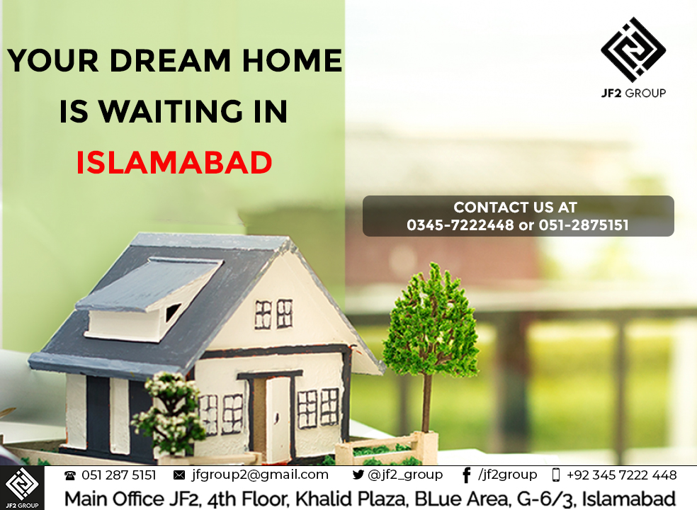JF2 Group- Real Estate

We deal in #commercial and #residential properties for #rental and #sale/purchase services.
 #Contact us at 0345 7222448 or 051 2875151
#Jf2group #jf2 #Realestate #Property #Islamabad #construction #Rawalpindi #bluearea #Sale #rent #land #house #apartment