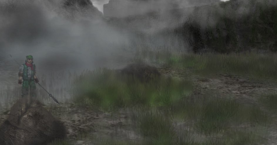 ThisIs4Losers's tweet photo. Adding more details to the environment to make it more dreary. 

#conceptart #art #digitalart #digital #landscape #fog #wall #mountain #man #figure #environment #photostop #wacom #createdonsurface https://t.co/kVjlTXJVEl