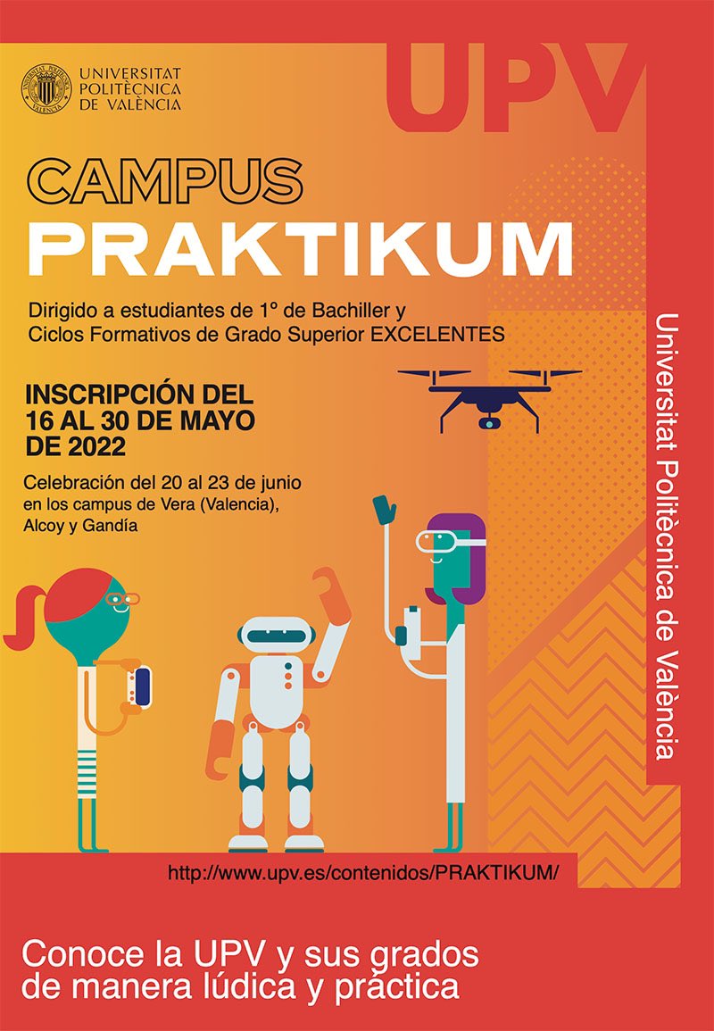 sucrobot's tweet image. Enhorabona a Roman Ribera (Microelectrònica al teu servei), Lucas Volek (Enginyeria de vehicles d&apos;alta competició) i Carmen Jin Bou (Espais per a la vida: arquitectura i disseny) que han estat seleccionats per fer el PRAKTIKUM a la Universitat Politècnica de València. #UPV