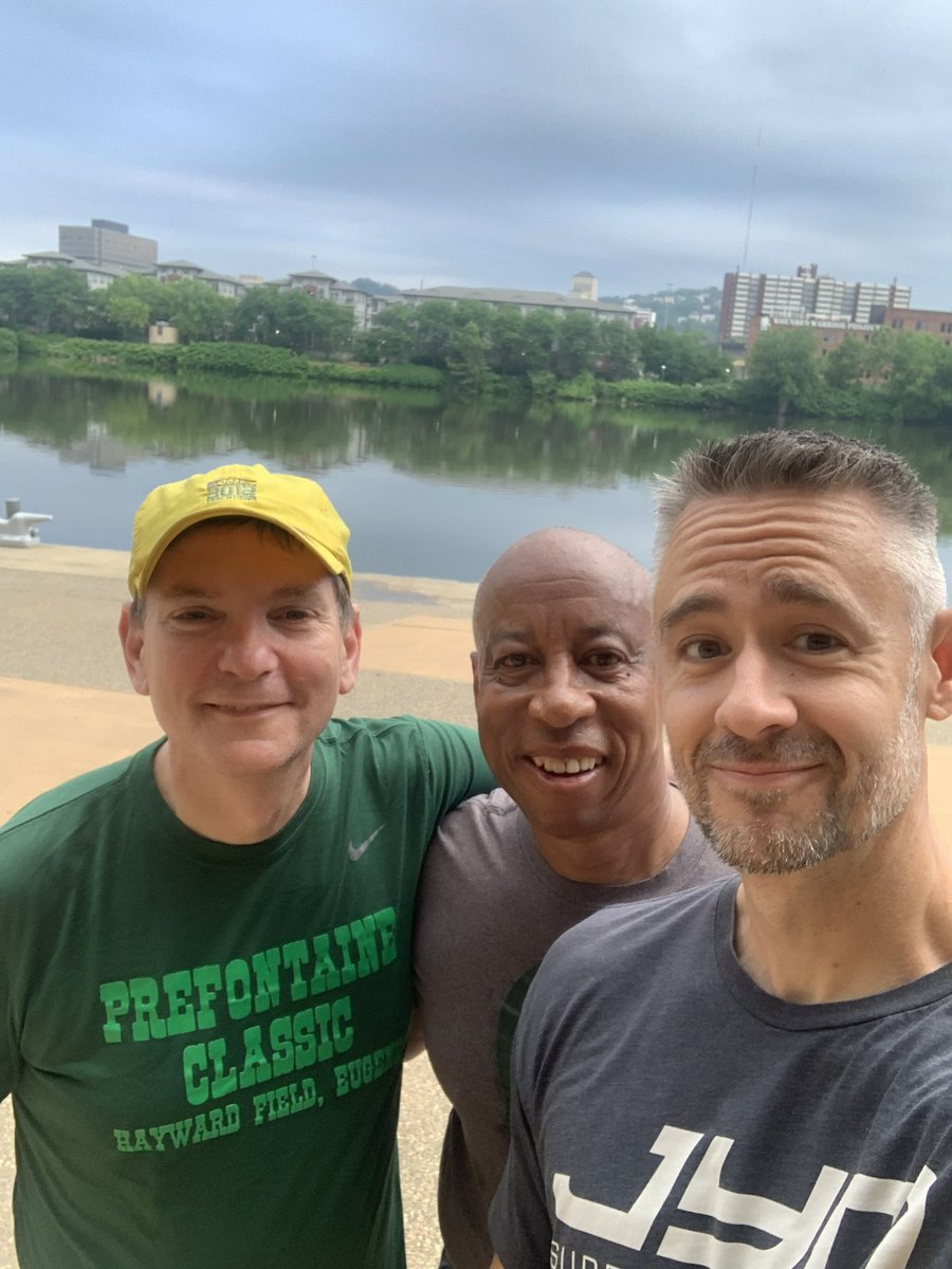 Surround yourself with people who make you better. Great morning walk with Vennie Gore and Michael Griffel