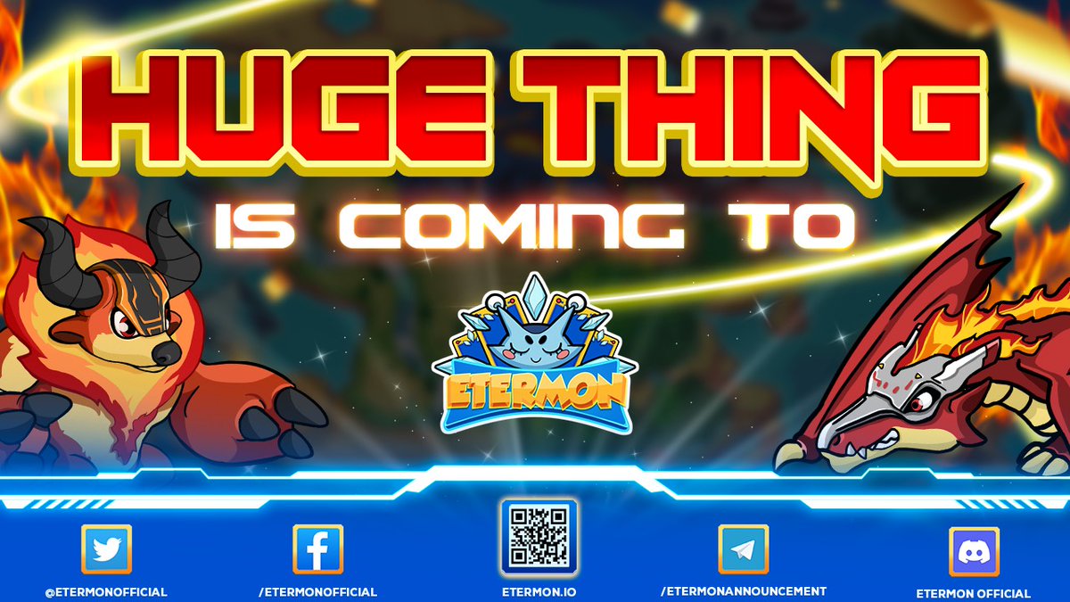 𝐇𝐔𝐆𝐄 𝐓𝐇𝐈𝐍𝐆𝐒 𝐀𝐑𝐄 𝐂𝐎𝐌𝐈𝐍𝐆 𝐓𝐎 𝐄𝐓𝐄𝐑𝐌𝐎𝐍 

🤗 Dear Etermon's partners and community,
....
More detail in below: 

facebook.com/EtermonOfficia…