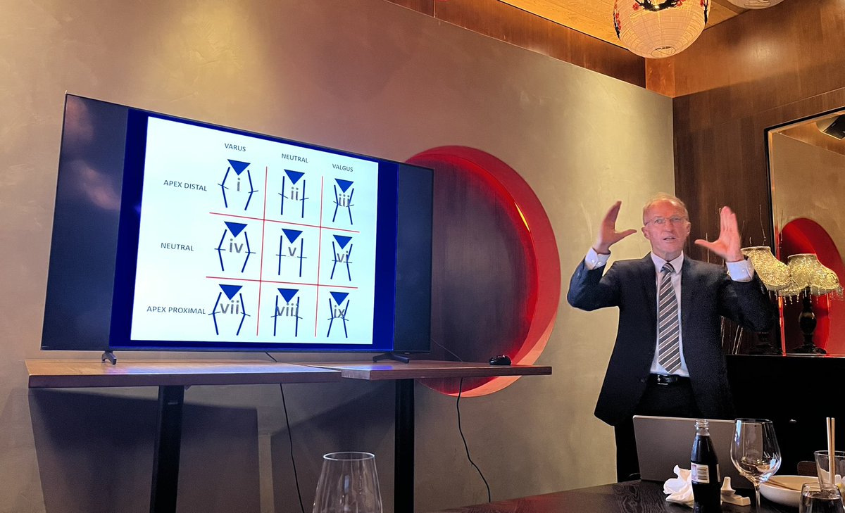 Great talk by <a href="/BellemansJohan/">Johan Bellemans</a> on CPAK and how he uses it to plan TKA. Thx to our hosts <a href="/SmithNephewPLC/">Smith+Nephew</a>. #orthotwitter have a play with this CPAK tool I made bonesbonesbones.co.uk/cpak-calculato…