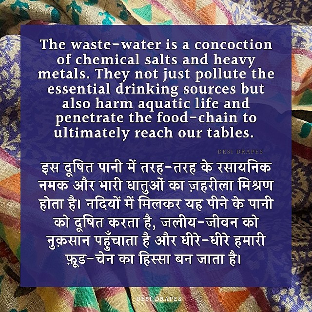 desidrapes's tweet photo. Tweet 2 of 2
Textile mills generate one-fifth of the world's industrial water pollution and use 20,000 chemicals, many of them carcinogenic, to make clothes. Source: National Resources Defense Council (NRDC)
#waterpollution #textilepollution #जलप्रदूषण #टेक्सटाइलडाई https://t.co/QGW02gRrRo