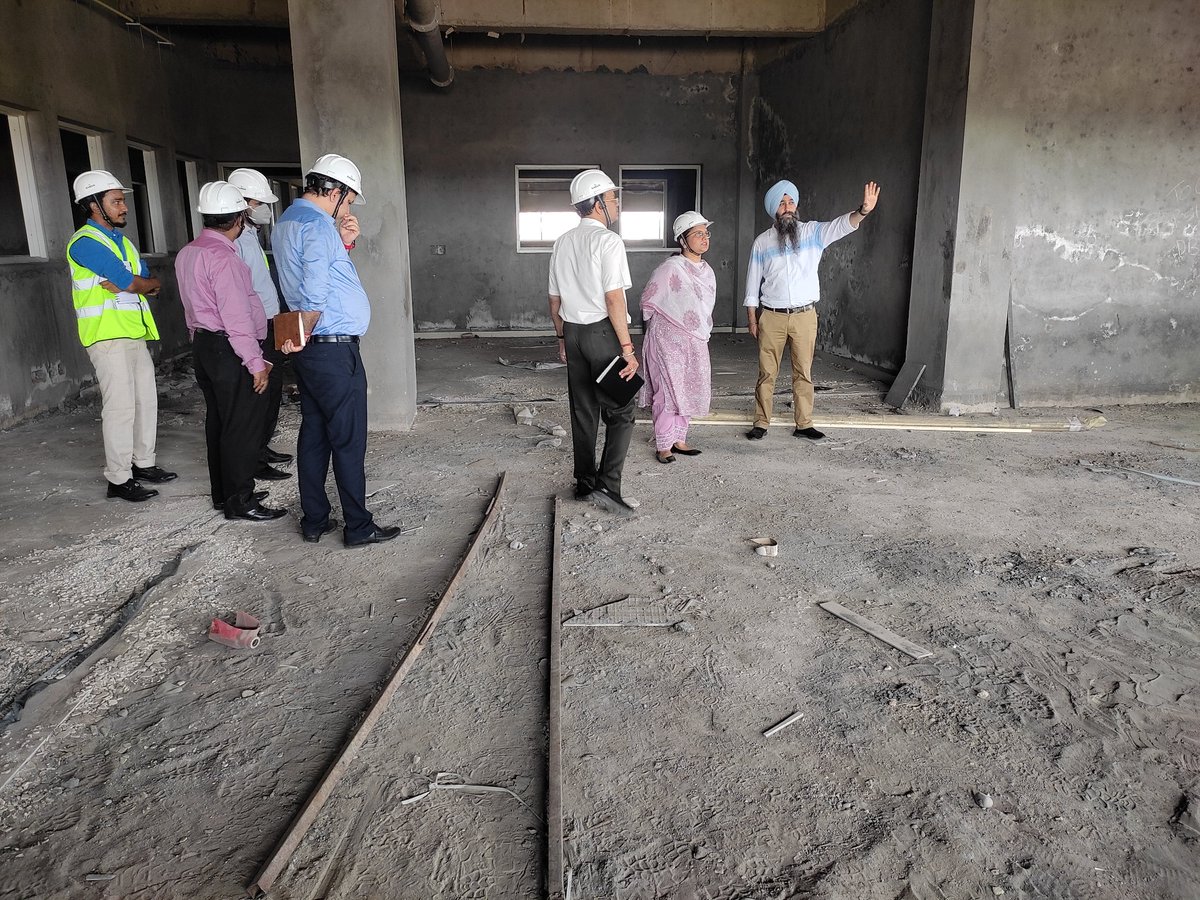 PunjabBiotech's tweet photo. PBTI's building coming up in Knowledge City Mohali. Technical Infrastructure Development in full swing https://t.co/FEGVj9Sp7U