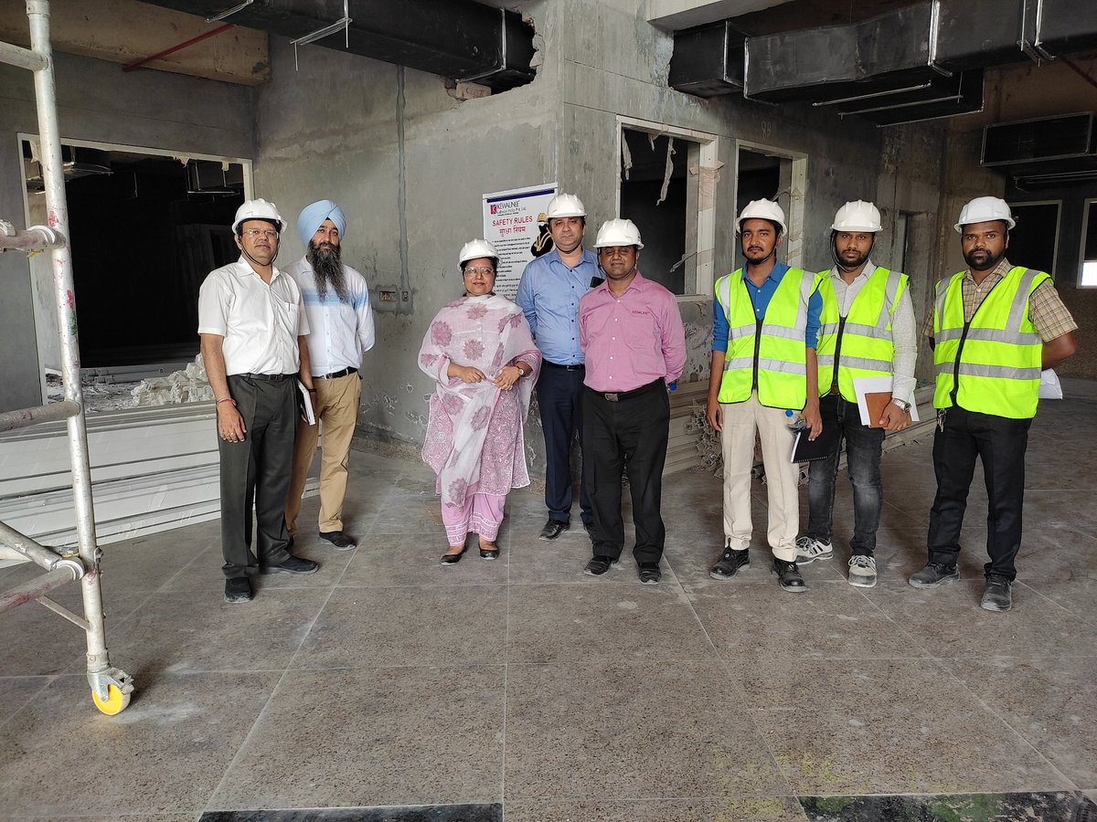 PBTI's building coming up in Knowledge City Mohali. Technical Infrastructure Development in full swing