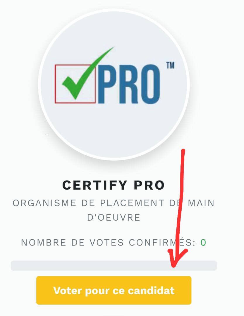 Certify_pro's tweet photo. On y est !

Votez pour la meilleur application dédiée à l’emploi des jeunes étudiants togolais, dans la catégorie “Projets et stratégies” jusqu’au 15 juillet 2022 sur https://t.co/suzWGa9MSl 

Tous pour l’emploi des jeunes au Togo 👊🏽
Tous pour CertifyPRO 🏆
#TgTwittos 
#TDA2022 https://t.co/ebVm7nXwJa