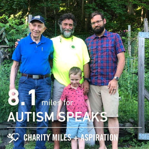 HHGStudio's tweet photo. 8.1 @CharityMiles for @autismspeaks. https://t.co/Y3iXvUeF1S