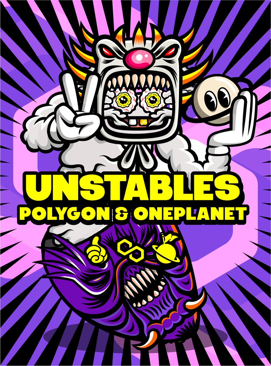 We're pleased to announce we will be following <a href="/OnePlanet_NFT/">OnePlanet</a> on their migration over to <a href="/0xPolygon/">Polygon | POL</a>.

It will be the new home for Unstables 1st Gen, Guardians &amp; Aliens.

More details below 🧵👇