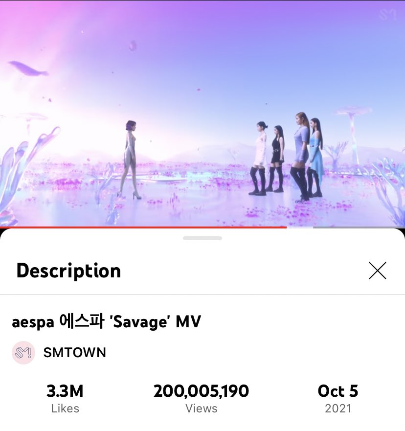 200 ล้านวิวเป็นที่เรียบร้อยย🎉

AESPA SAVAGE 200M VIEWS
#Savage_200M <a href="/aespa_official/">aespa</a>