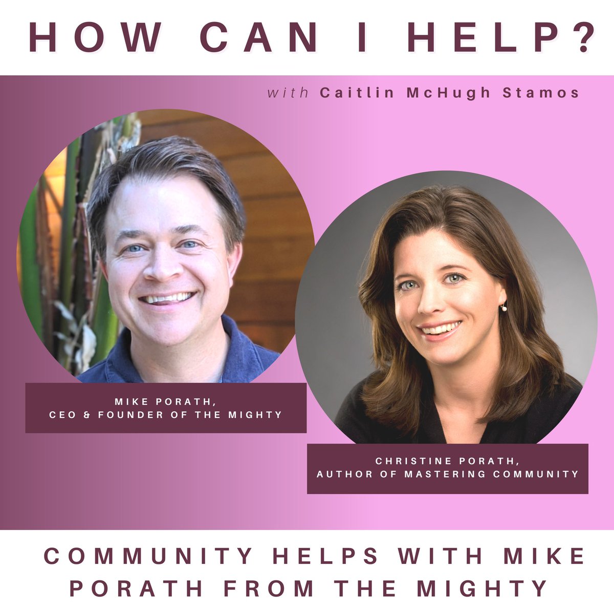 Caitlin McHugh Stamos (@howcanihelppod) on Twitter photo New Episode out now! Community Helps with <a href="/mikeporath/">Mike Porath</a> <a href="/PorathC/">Christine Porath</a> <a href="/TheMightySite/">The Mighty</a> howcanihelppod.com/podcast/cbka3f⌠New Episode out now! Community Helps with <a href="/mikeporath/">Mike Porath</a> <a href="/PorathC/">Christine Porath</a> <a href="/TheMightySite/">The Mighty</a> howcanihelppod.com/podcast/cbka3fâŚ