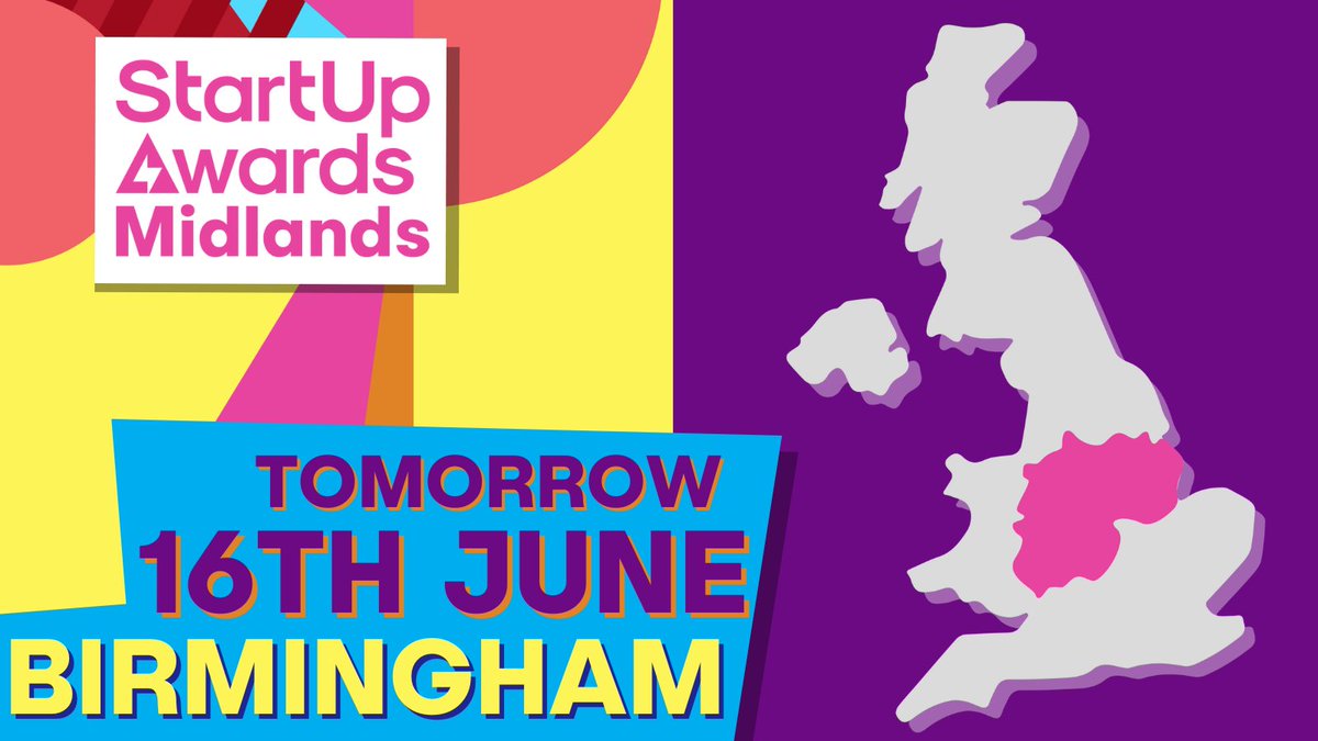 We are so excited for the StartUp Awards ceremony in #Birmingham tomorrow, taking place at Secret Space Birmingham from 6:30 PM - 11:30 PM 💜

Can't wait to see everyone tomorrow for the celebrations!

More info: freshbusinessthinking.com/national-start…

#startupawards #startup #entrepreneur #uk